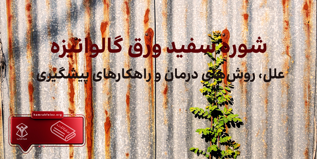 شوره سفید ورق گالوانیزه؛ علل، روش‌های درمان و راهکارهای پیشگیری
